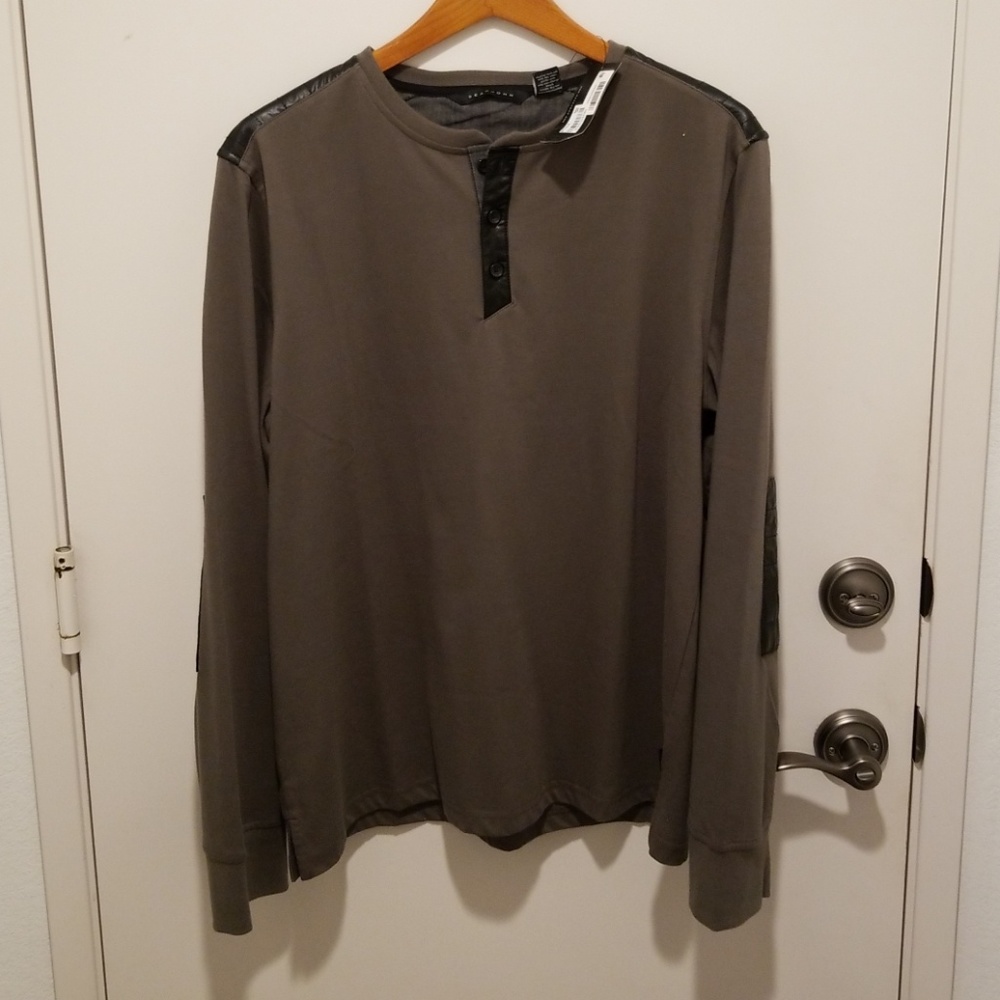 💥Sean John mens olive green long sleeve shirt💥